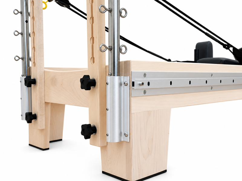 Maple outer track aluminum core bed seml-elevated