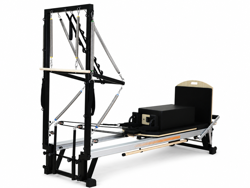 Aluminum Alloy Fulltrack Pilates Reformer Semi-elevated