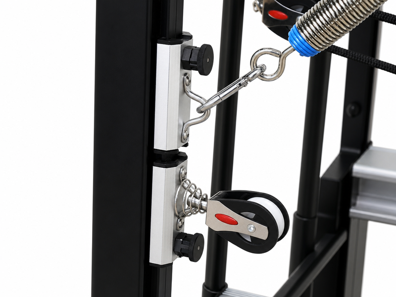 Aluminum Alloy Fulltrack Pilates Reformer Semi-elevated