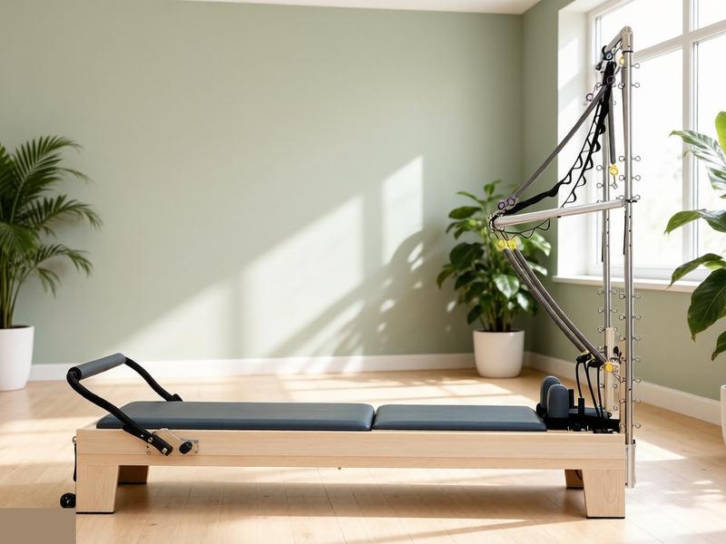 Maple Pilates Reformer With Tower